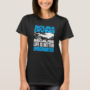 Camiseta Mergulho Scuba Porque Mergulho Submarino 1