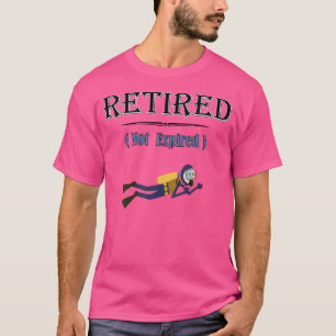 Camiseta Mergulho Scuba Reformado Não Expirado