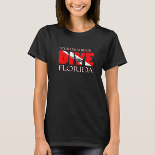 Camiseta Mergulho South Palm Beach Flórida Mergulho Scuba S