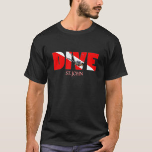 Camiseta Mergulho St John Mergulho Escafandrismo Snorkeling