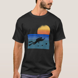 Camiseta Mergulho Subaquático do Mergulhador do Mar Ultrass