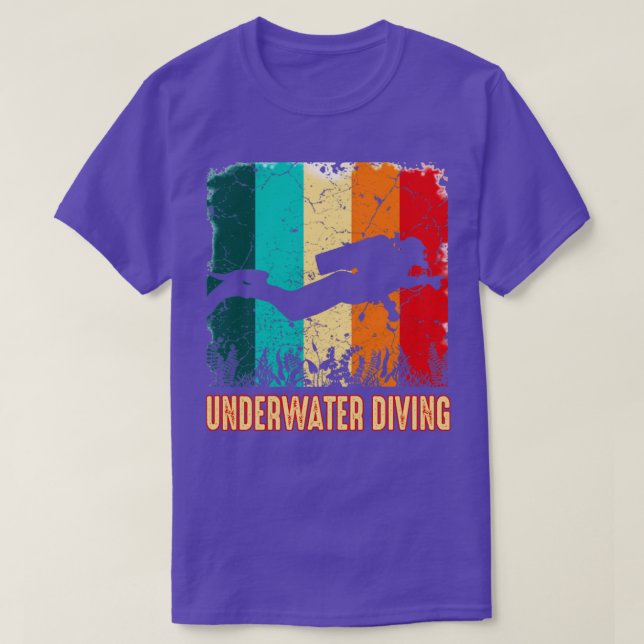 Camiseta Mergulho submarino (Frente do Design)