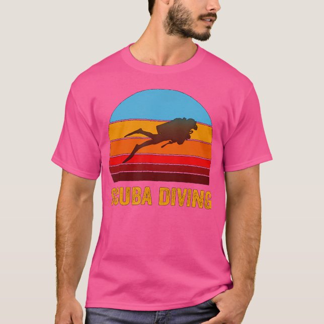 Camiseta Mergulho Sunset Scuba (Frente)
