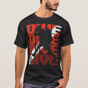 Camiseta Mergulho Vintage em Scuba
