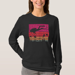 Camiseta Mergulho Vintage Scuba Diver