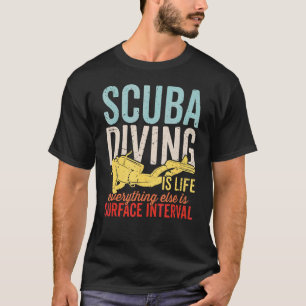 Camiseta Mergulho Vintage Scuba Merge Diver Scuba