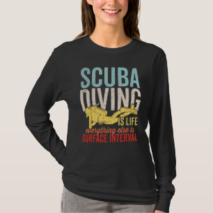 Camiseta Mergulho Vintage Scuba Merge Diver Scuba