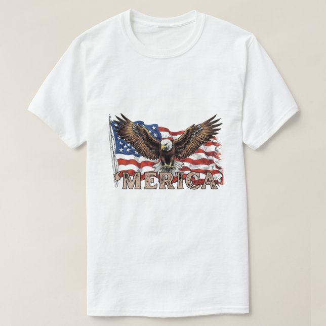 CAMISETA "MERICA (Frente do Design)