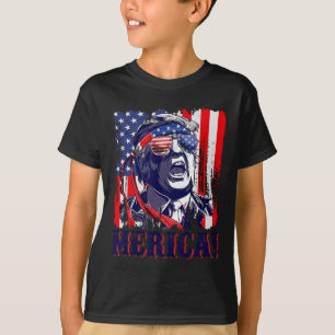 Camiseta Merica 4 de julho Bandeira Americana Murica merica