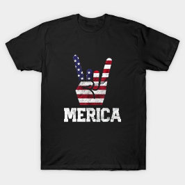 Camiseta MERICA - bandeira americana