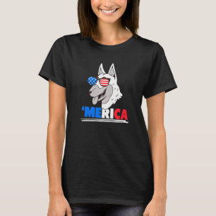 Camiseta Merica Belga Malinois Dog