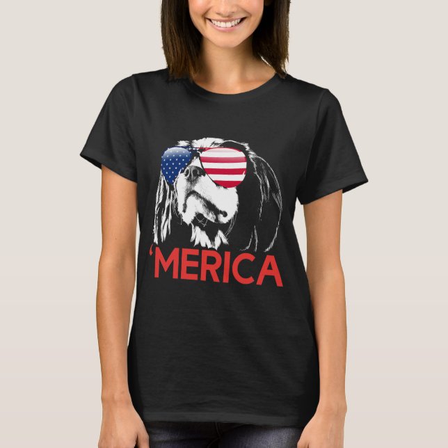 Camiseta Merica Cavalier King Charles Spaniel (Frente)