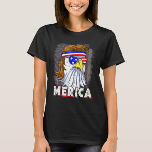 Camiseta Merica Eagle Mulle American Flag Usa Men 4th Of Ju