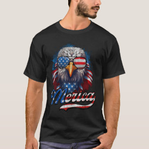 Camiseta Merica Eagle Usa Flag American Independent