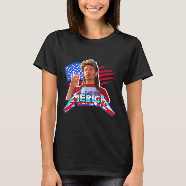 Camiseta Merica Engraçado Com Vintage, Joe Lover F (Frente)