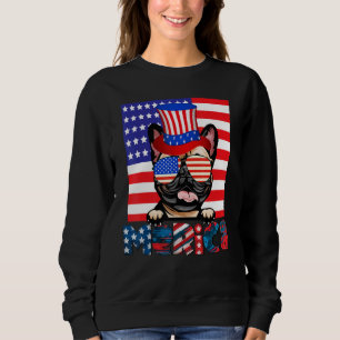 Camiseta Merica French Buldog American Flag 4 De Julho Fr