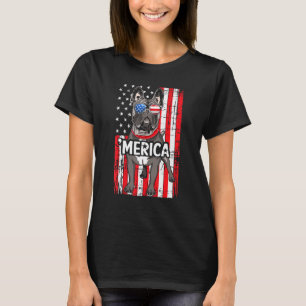 Camiseta Merica French Buldog Usa American Flag Legal Dog 4