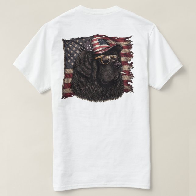 Camiseta 'mérica Newfoundland  (Verso do Design)