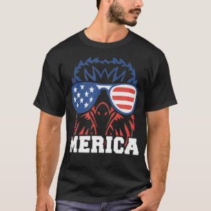 Camiseta Merica Outfit Para Homens E Mulheres 4 De Julho
