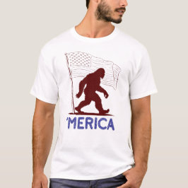 Camiseta "Merica, Pé Grande Patriótico