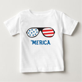 Camiseta Merica Retro Sunglass