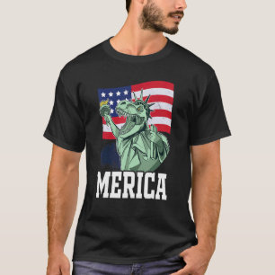 Camiseta Merica Rex Lady of Liberty Dia 4 de