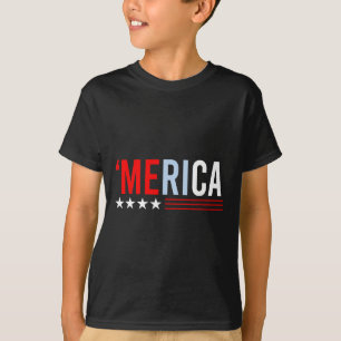 Camiseta Merica Shirt Para Homens Crianças Meninas Usa 4