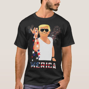 Camiseta Merica Trump Sai do Don Bebado Donald Bebado 4º de
