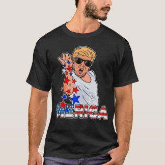 Camiseta Merica Trump Salt Bae 4 De Julho De 2020 Presidenc