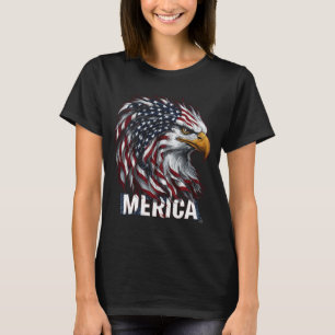 Camiseta Merica USA American Flag Patriótico 4° de julho Ba