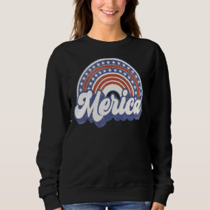 Camiseta Merica Usa Rainbow America Retro Men Women Kids 4t