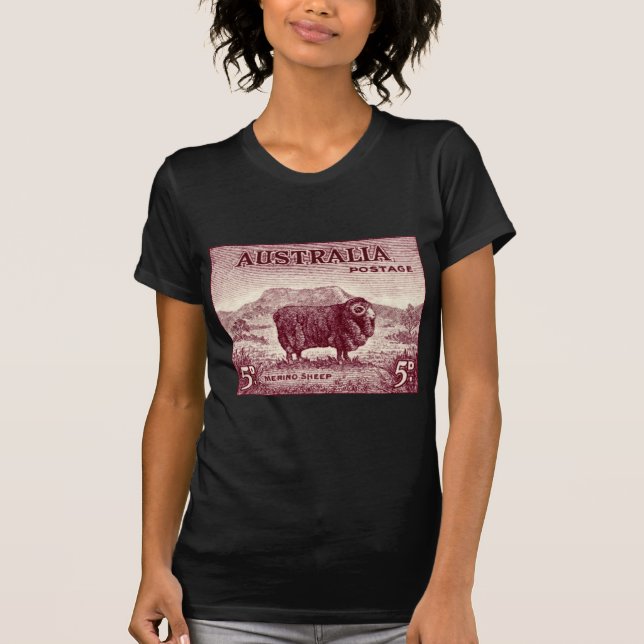 Camiseta Merino Sheep australiano de 1934 (Frente)