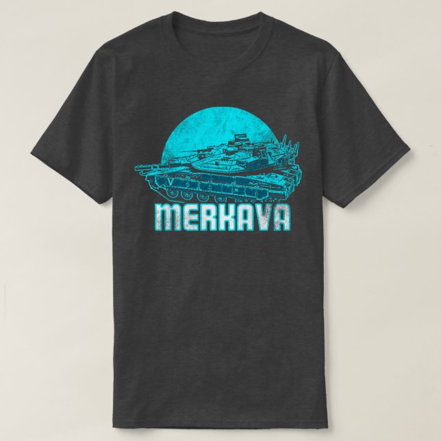 Camiseta Merkava Tank Israel1 (Frente do Design)