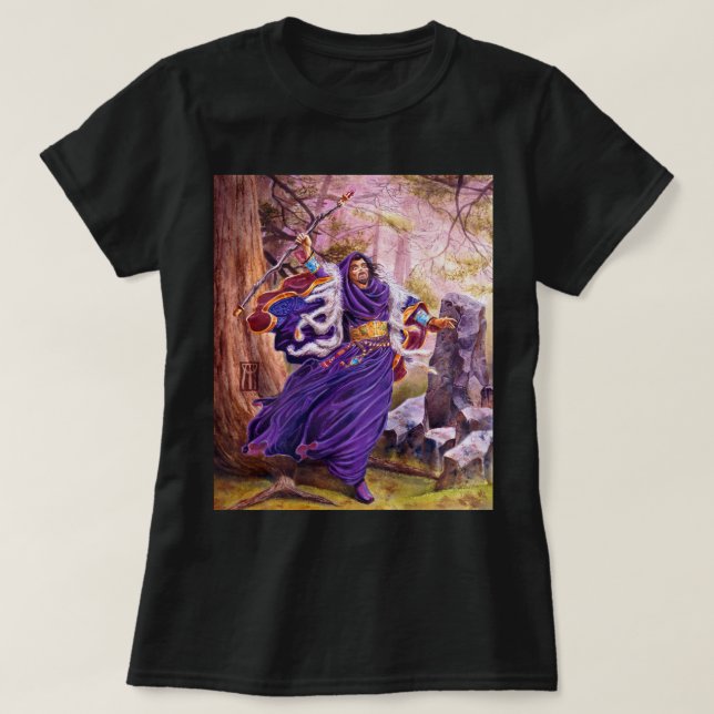 Camiseta Merlin, o Feiticeiro (Frente do Design)