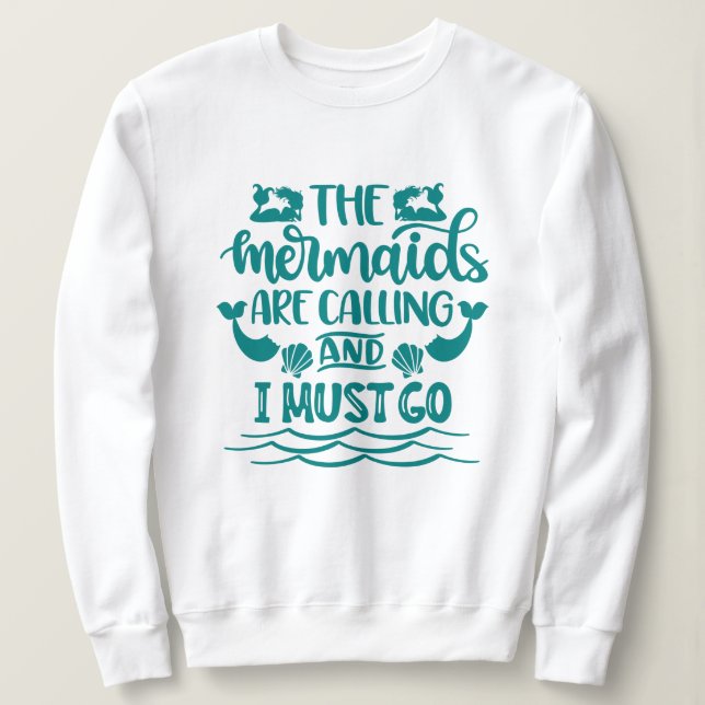Camiseta Mermaid Beach | As Sereias Chamam (Frente do Design)