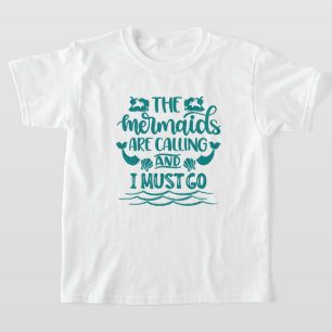 Camiseta Mermaid Beach As Sereias Chamam