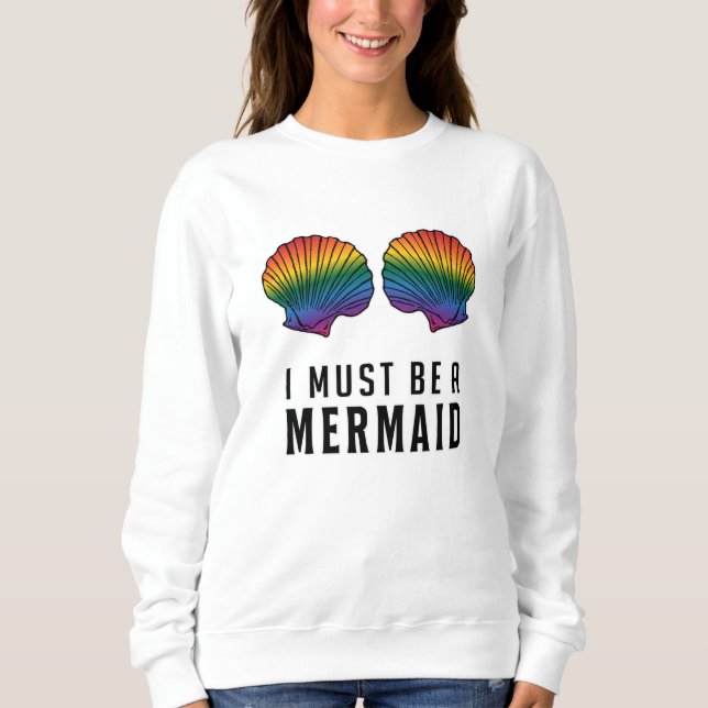 Camiseta Mermaid Beach Bikini Carnaval Bra Shell BH Gift (Frente)