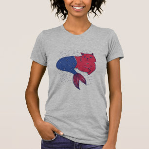 Camiseta Mermaid Cat
