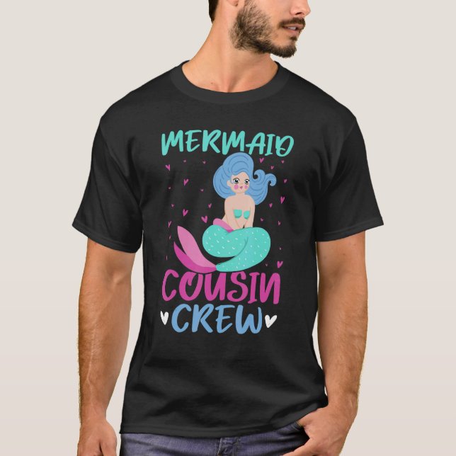 Camiseta Mermaid Cousin Crew (Frente)