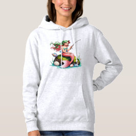 Camiseta Mermaid Fishing Art – Women’s Hoodie
