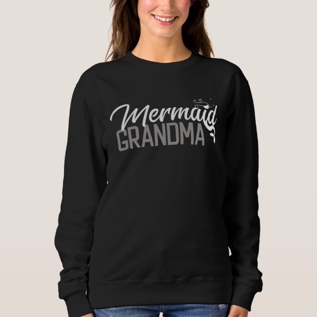 Camiseta Mermaid GRANDMA Team Mer Grandmother Swim Nana (Frente)