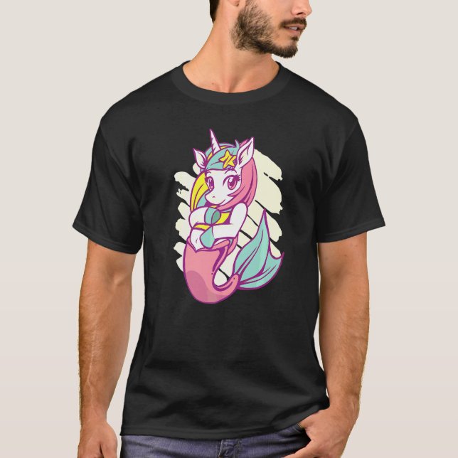 Camiseta Mermaid Magic Unicorn (Frente)