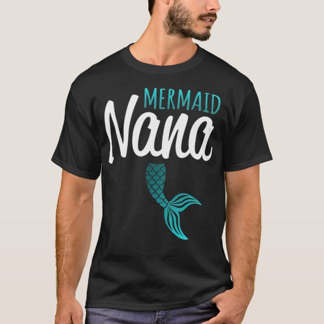 Camiseta Mermaid Nana rodeo mustang (Frente)