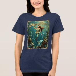 Camiseta Mermaid Queen Underwater Womens Ocean Fantasy Tee