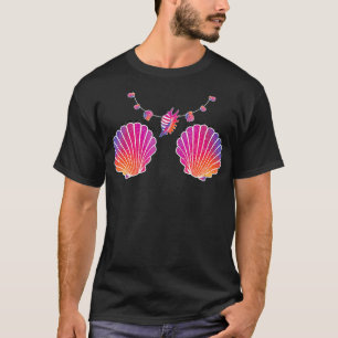 Camiseta Mermaid Shell Mermaid Seashell