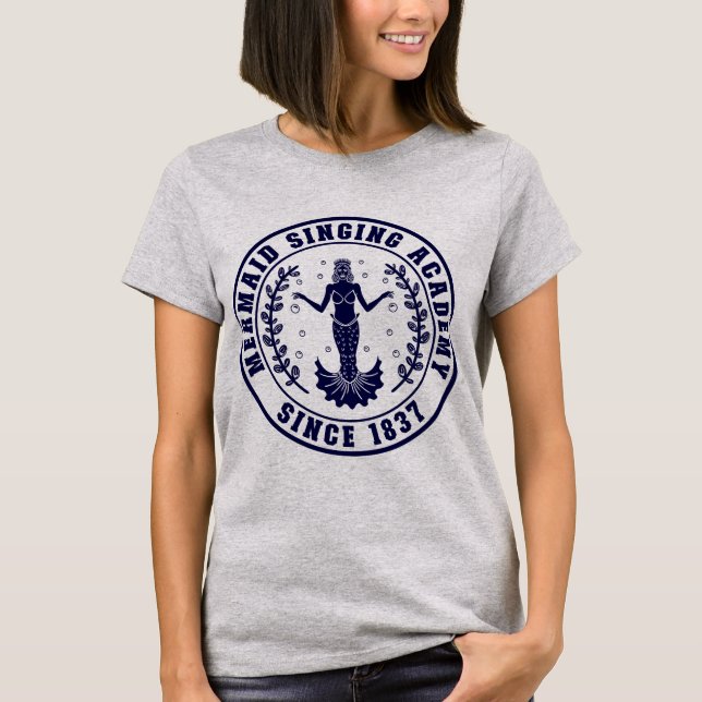 Camiseta Mermaid Singing Academy (Mono) (Frente)