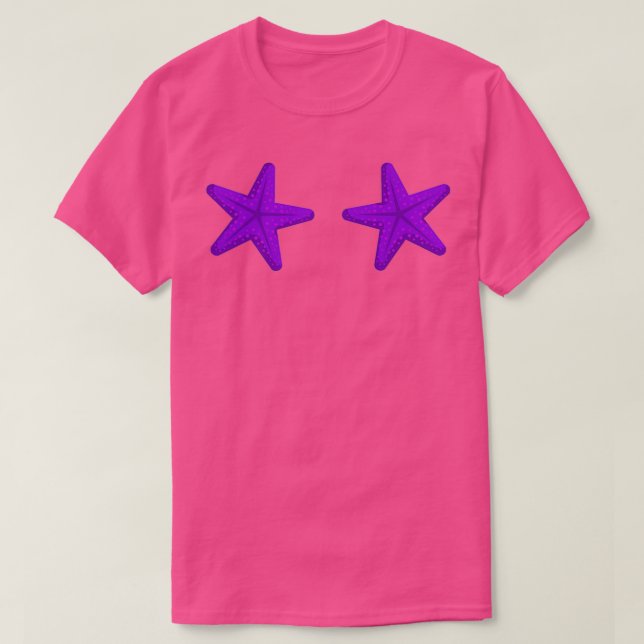 Camiseta Mermaid Starfish Bra (Frente do Design)