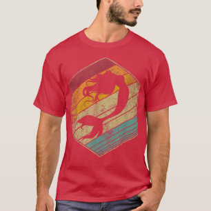 Camiseta Mermaid Tail Girl Fairy Magic Reading Retro Gift F