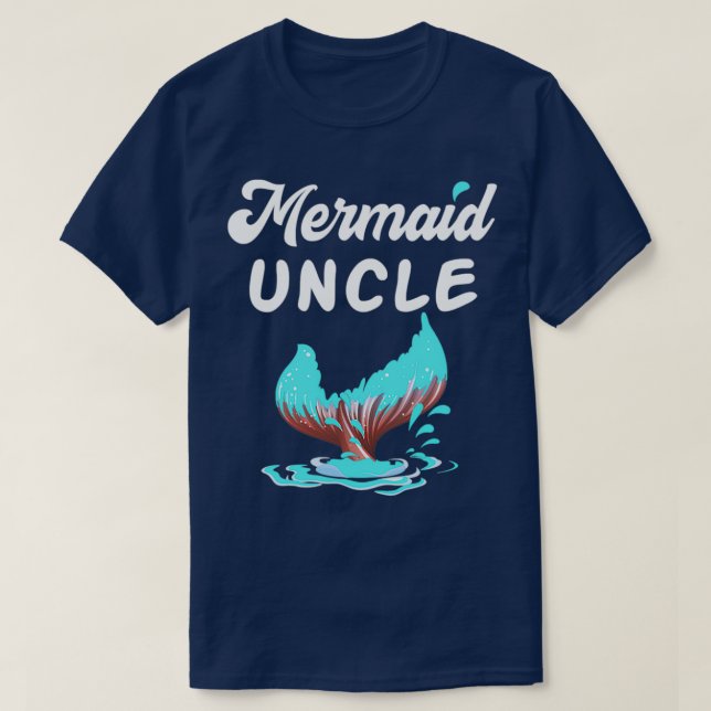Camiseta Mermaid Tio Girl Mermaid Party (Frente do Design)