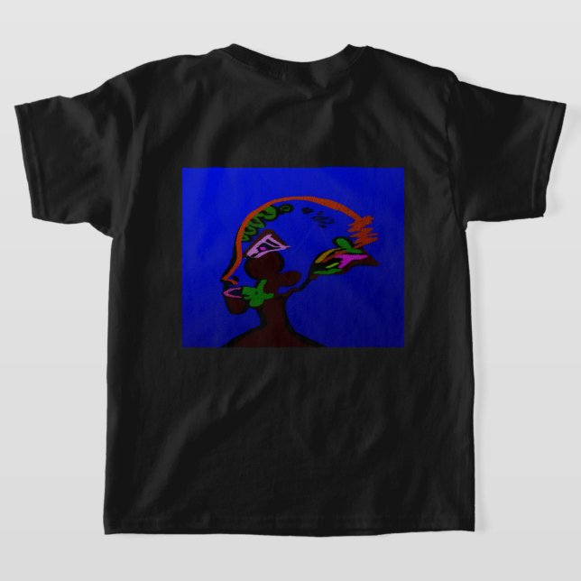 Camiseta Mermaid Warrior Princess (Postura das costas)
